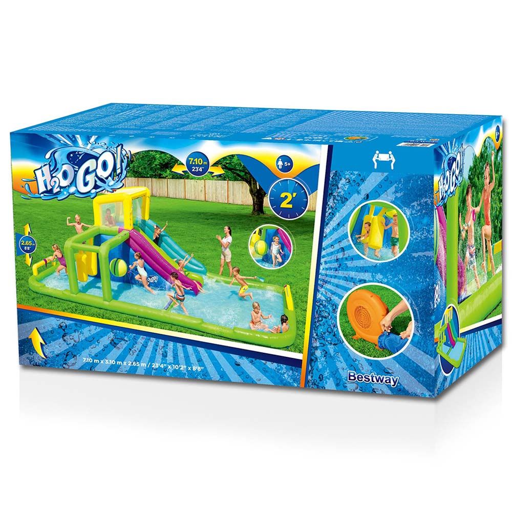 Bestway - H2OGO Splash Course Mega Water Park 710 x 310 x 265 cm