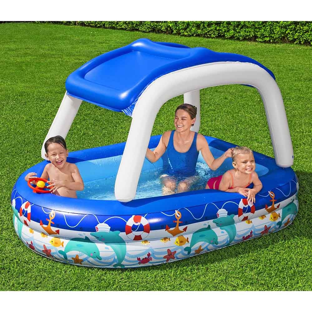 Bestway - Family Pool Sea Captain 213x155x132cm