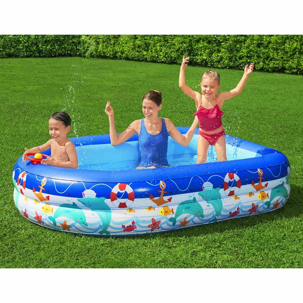 Bestway - Family Pool Sea Captain 213x155x132cm