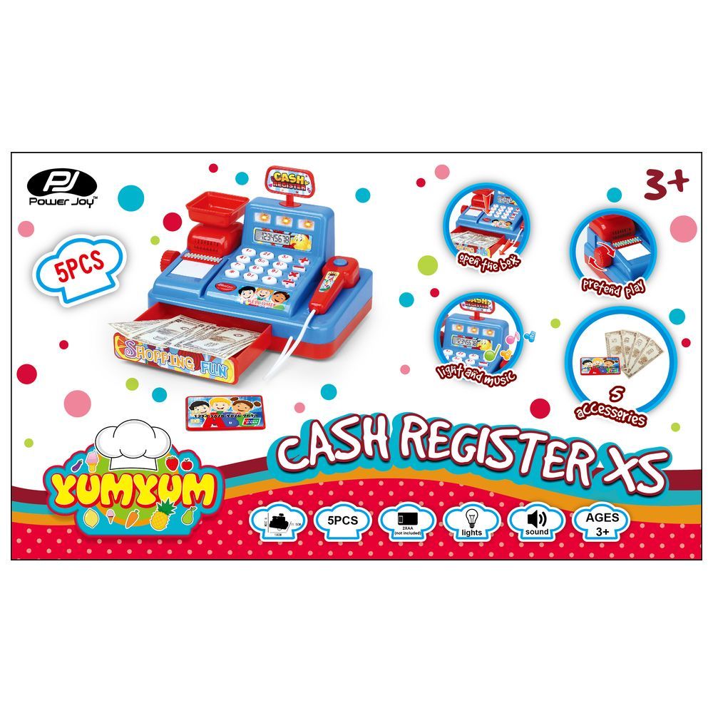 Power Joy - B/O Yumyum Cash Register XS 1pc - Assorted