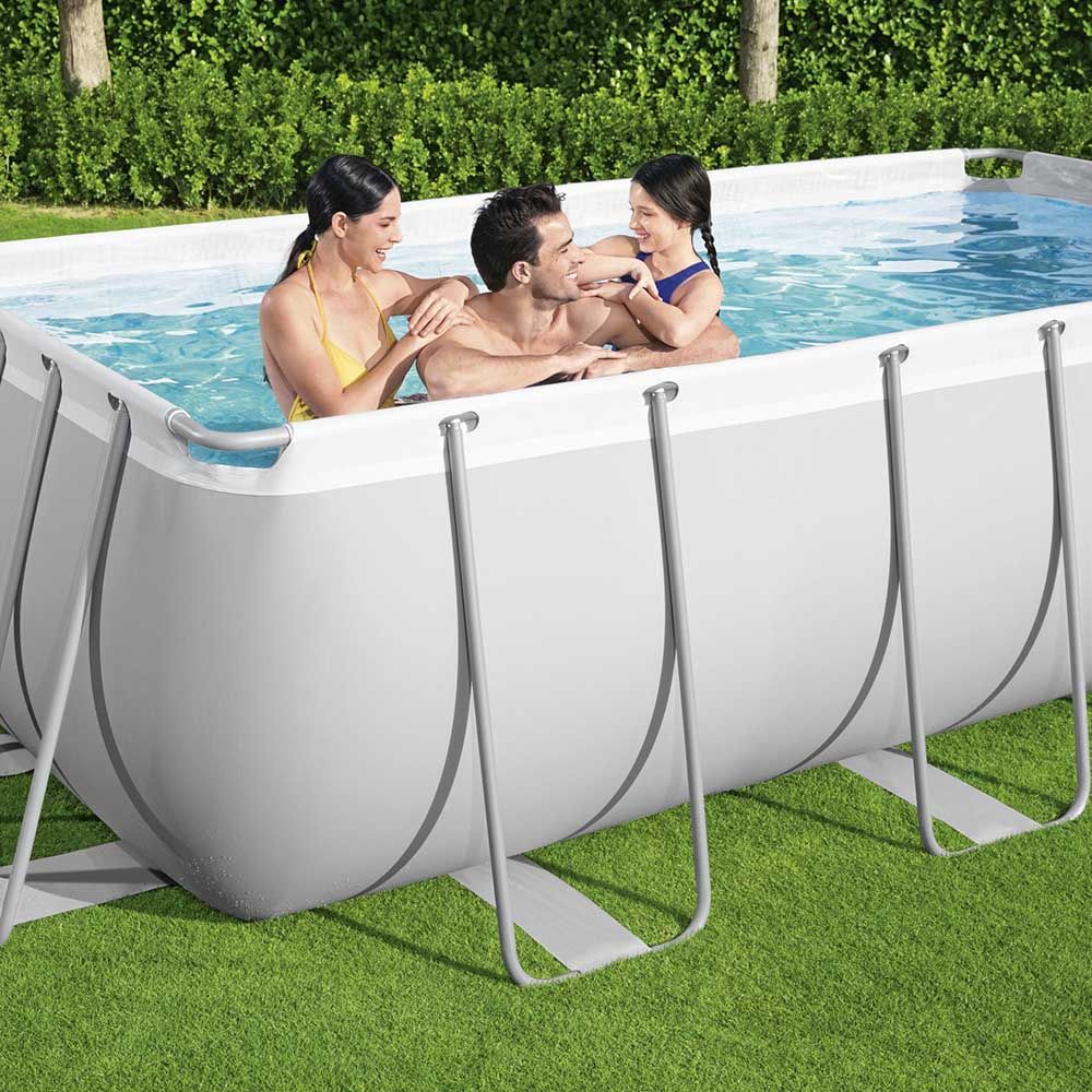 Bestway - Power Steel Rectangular Pool Set 404 x 201 x 100 cm