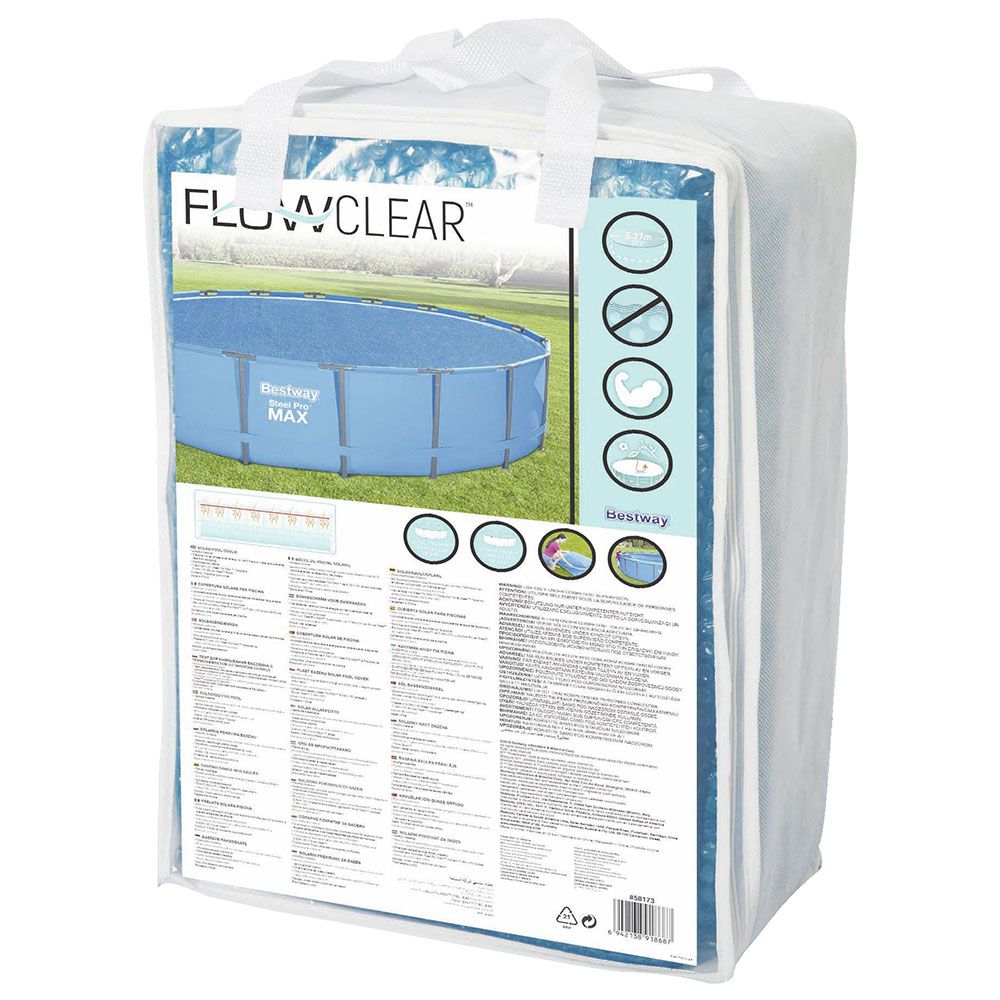 Bestway - Flowclear Solar Round Pool Cover - Blue