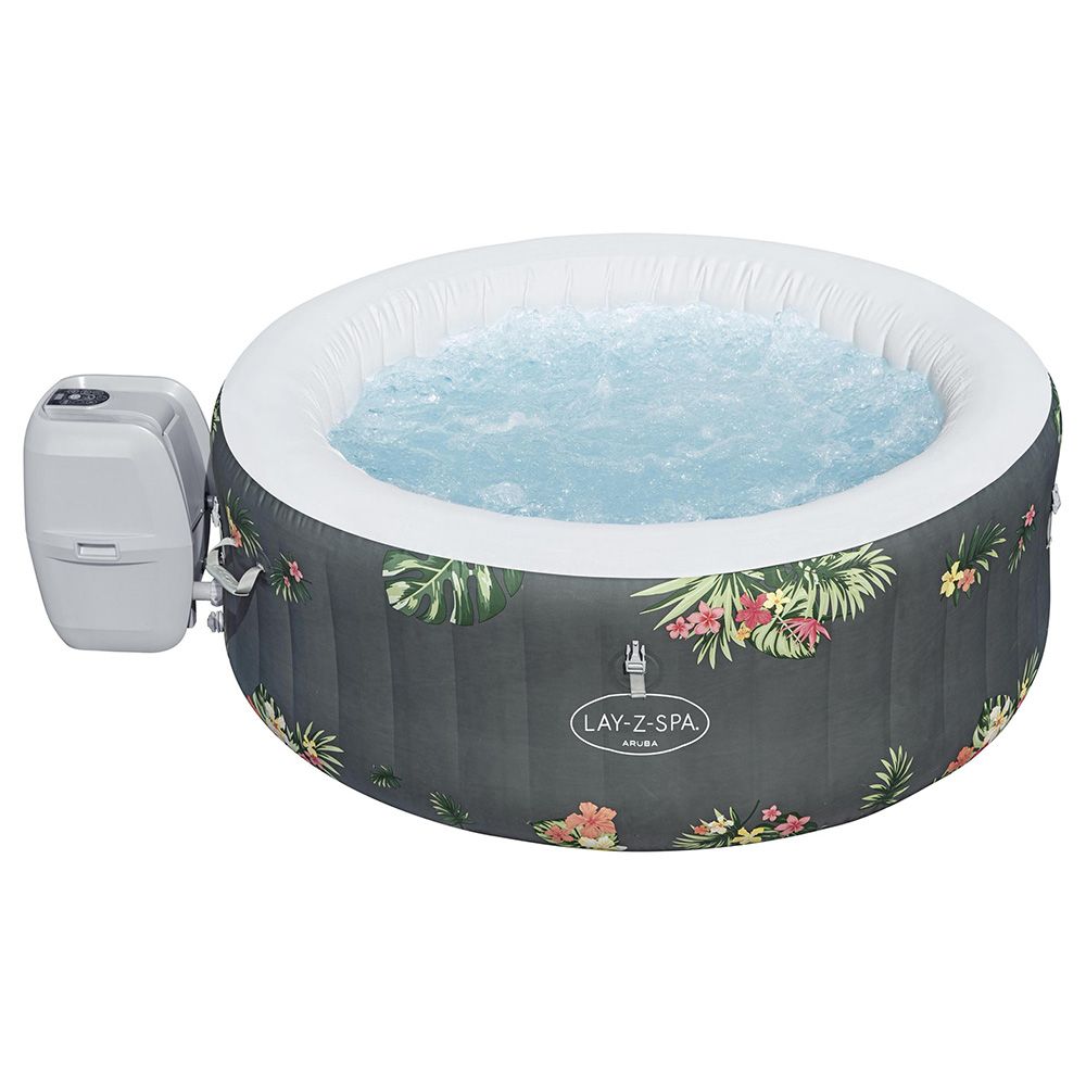 Bestway - Aruba AirJet Inflatable Hot Tub Spa 170 x 66 cm - Grey