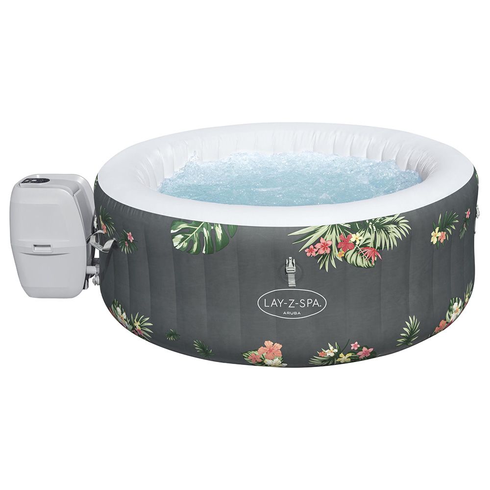 Bestway - Aruba AirJet Inflatable Hot Tub Spa 170 x 66 cm - Grey