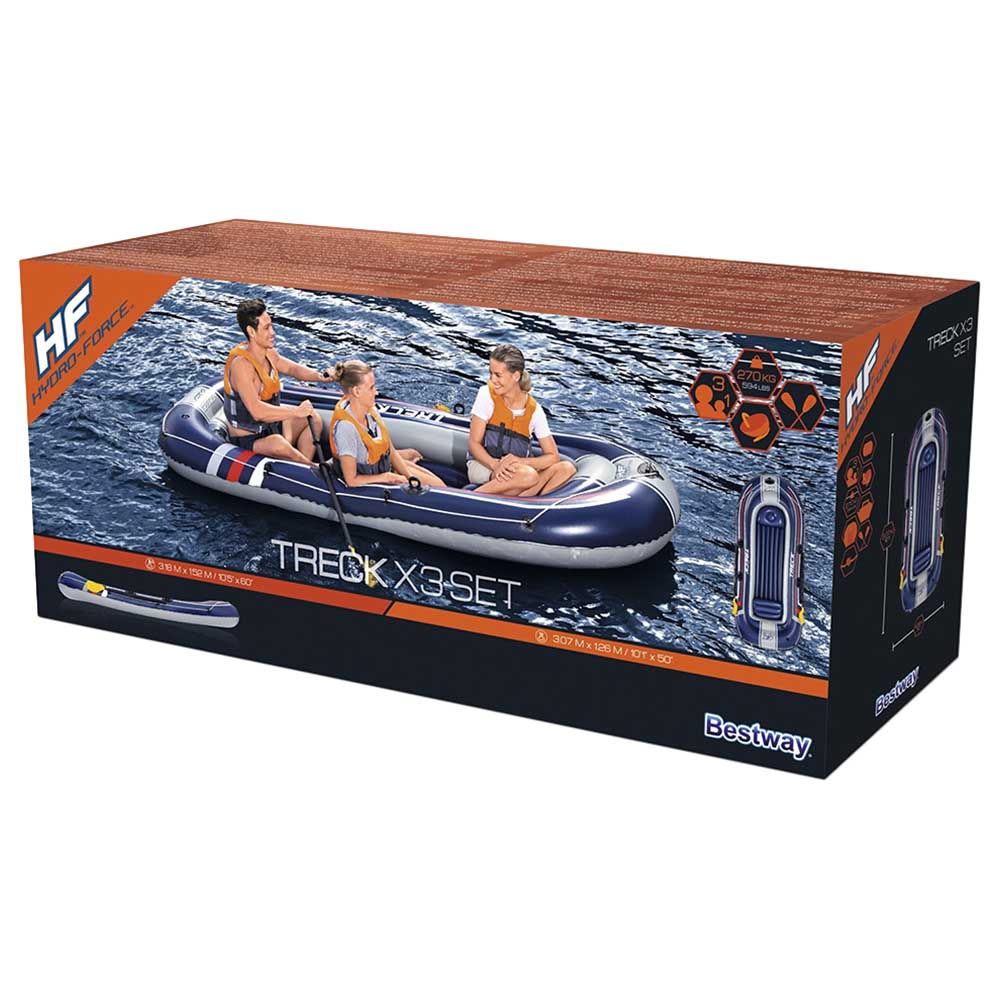 Bestway - Hydro-force Inflatable Boat Treck x3 Set 307x126cm