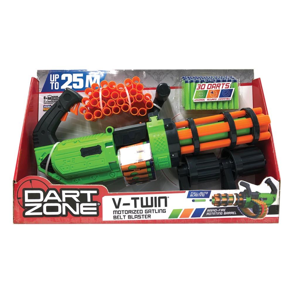 Dart Zone - V-Twin Motorized Gatling Belt Blaster