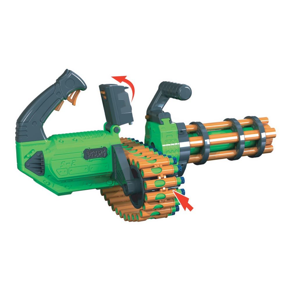 Dart Zone - V-Twin Motorized Gatling Belt Blaster