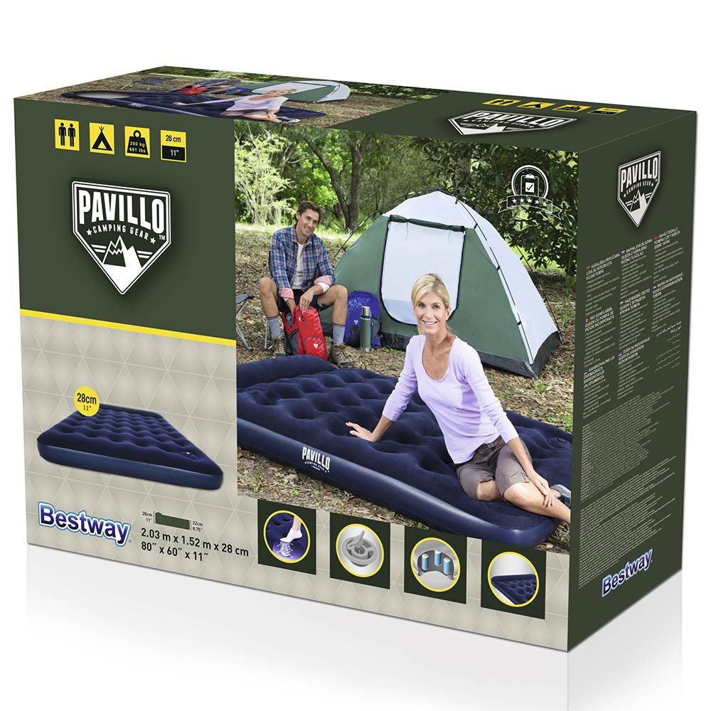 Bestway - Queen Size Inflatable Air Mattress - Navy