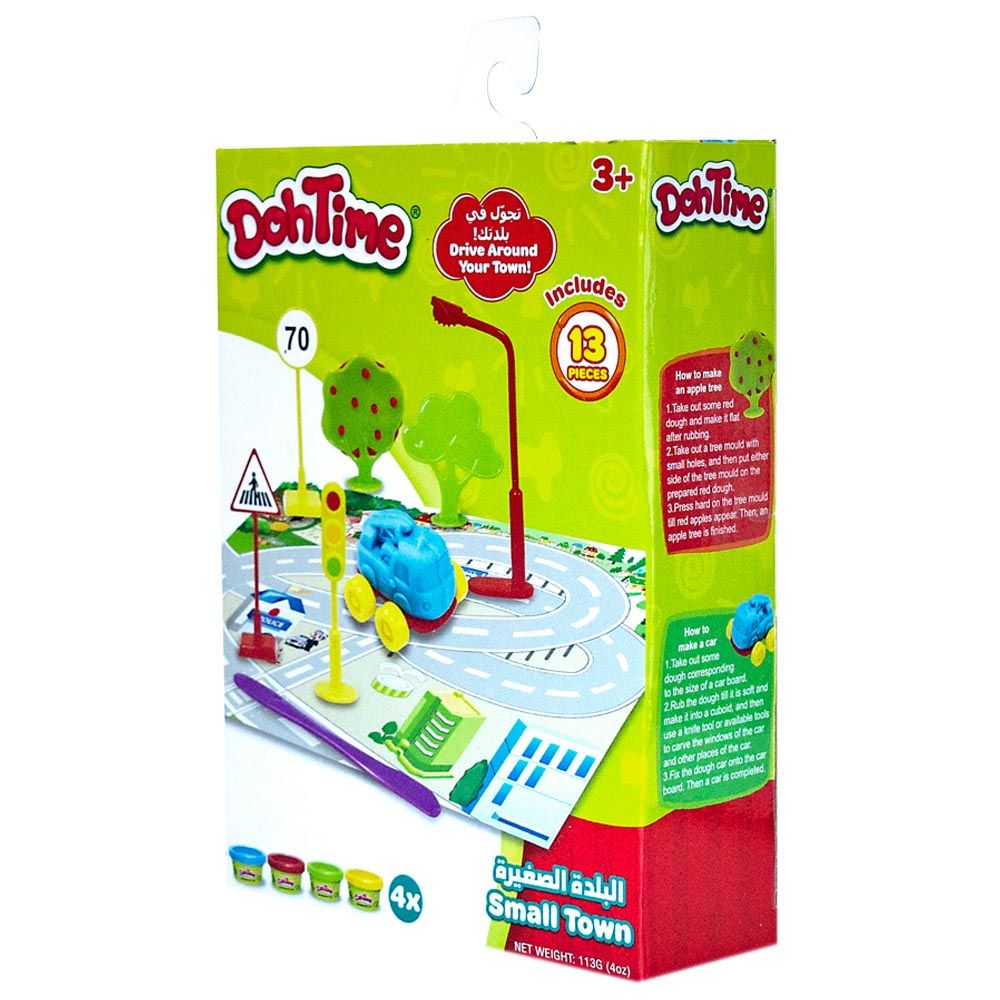 DohTime - Mini Small Town Play Dough Set