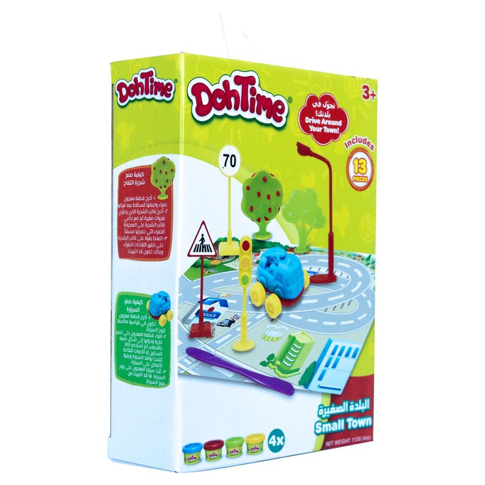 DohTime - Mini Small Town Play Dough Set