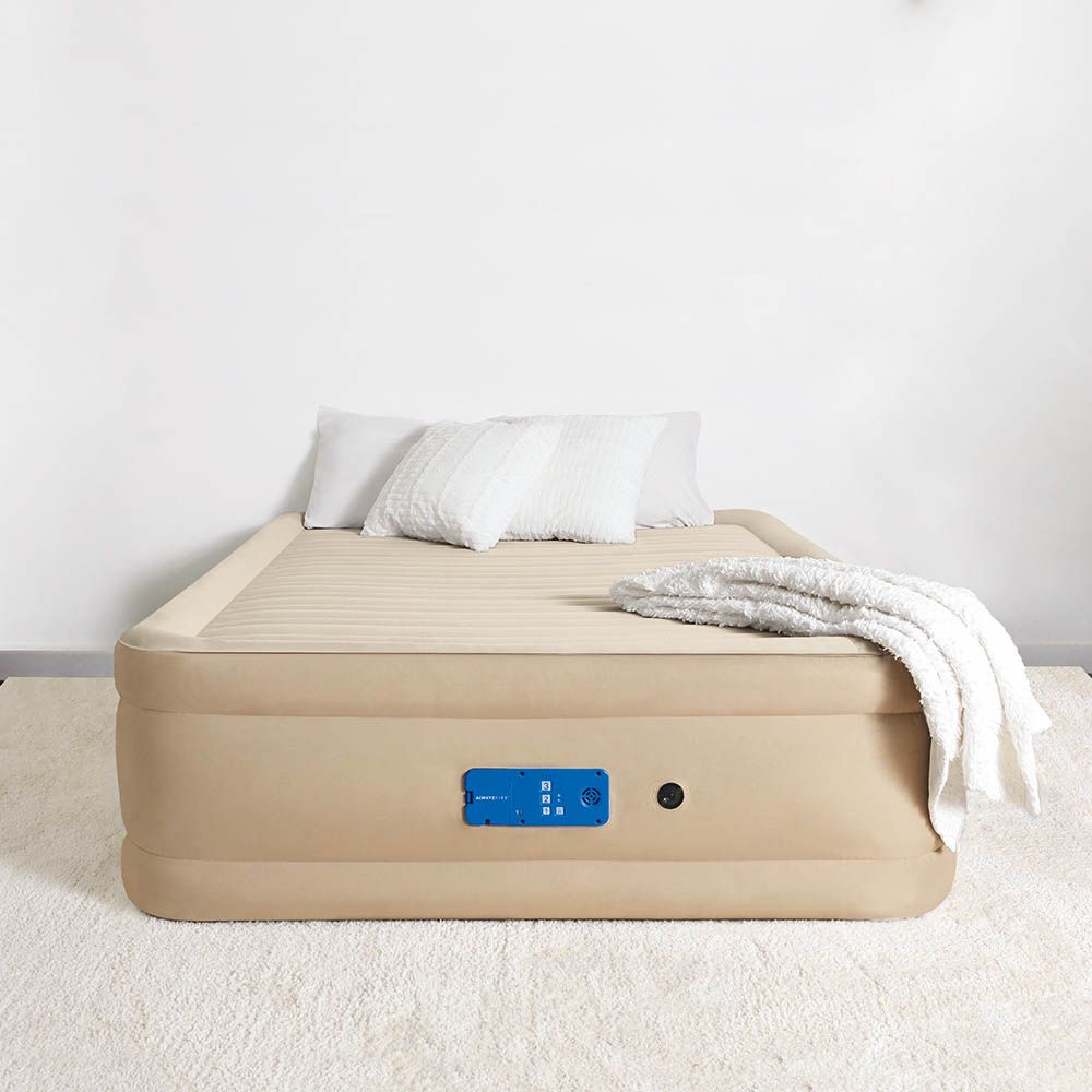 Bestway - Airbed Queen W/AC Pump 203 x 152 x 51 cms - Cream