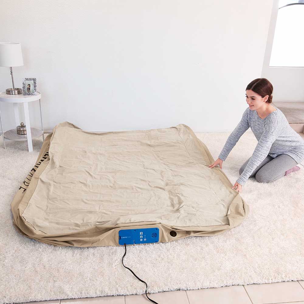 Bestway - Airbed Queen W/AC Pump 203 x 152 x 51 cms - Cream