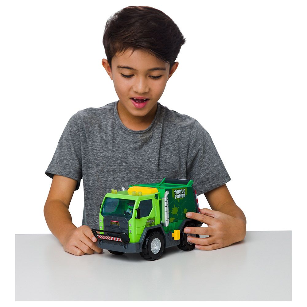 Nickelodeon - TMNT Battery Operated Thrash N Battle Garbage Truck