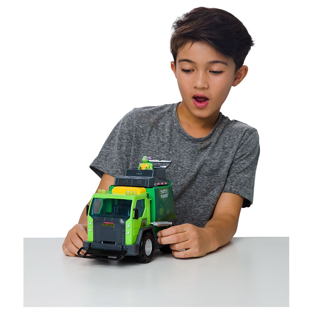 Nickelodeon - TMNT Battery Operated Thrash N Battle Garbage Truck