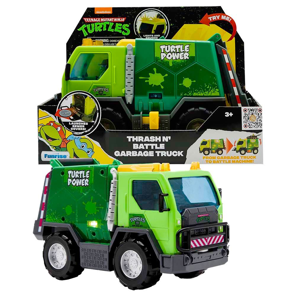 Nickelodeon - TMNT Battery Operated Thrash N Battle Garbage Truck