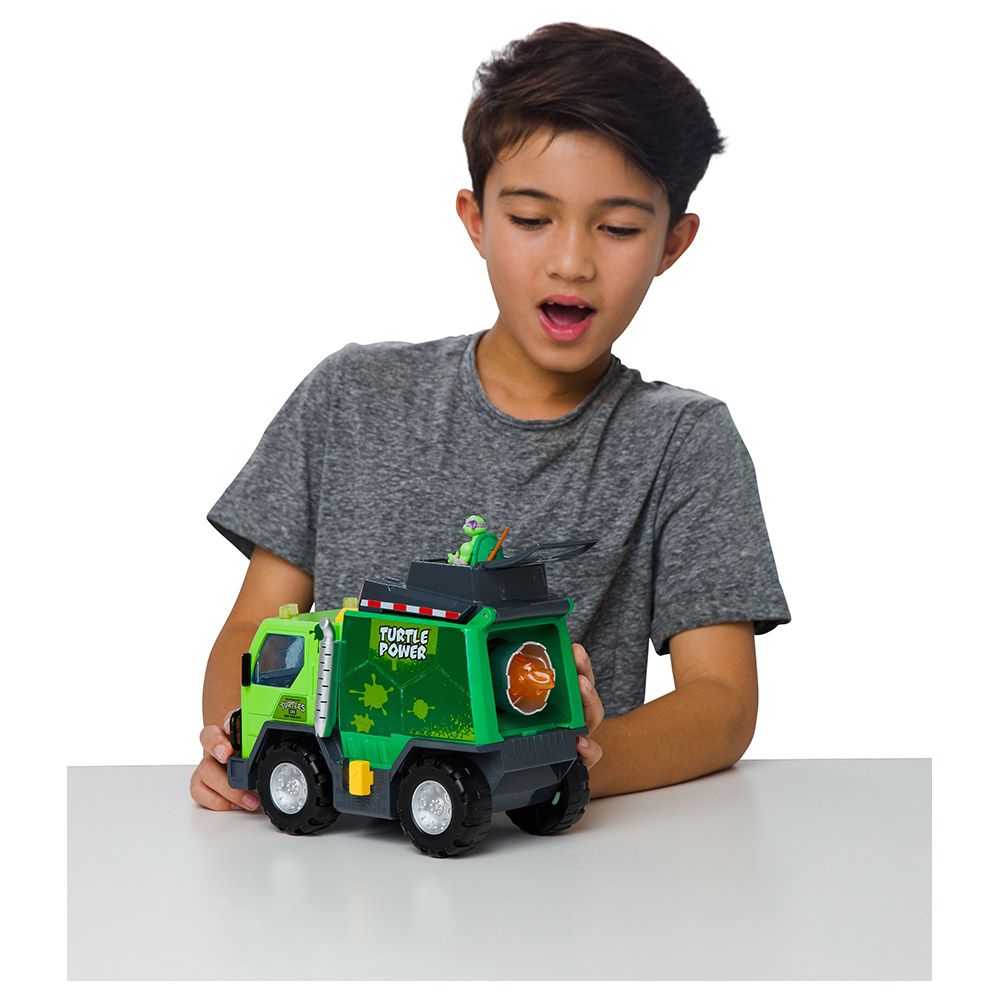 Nickelodeon - TMNT Battery Operated Thrash N Battle Garbage Truck