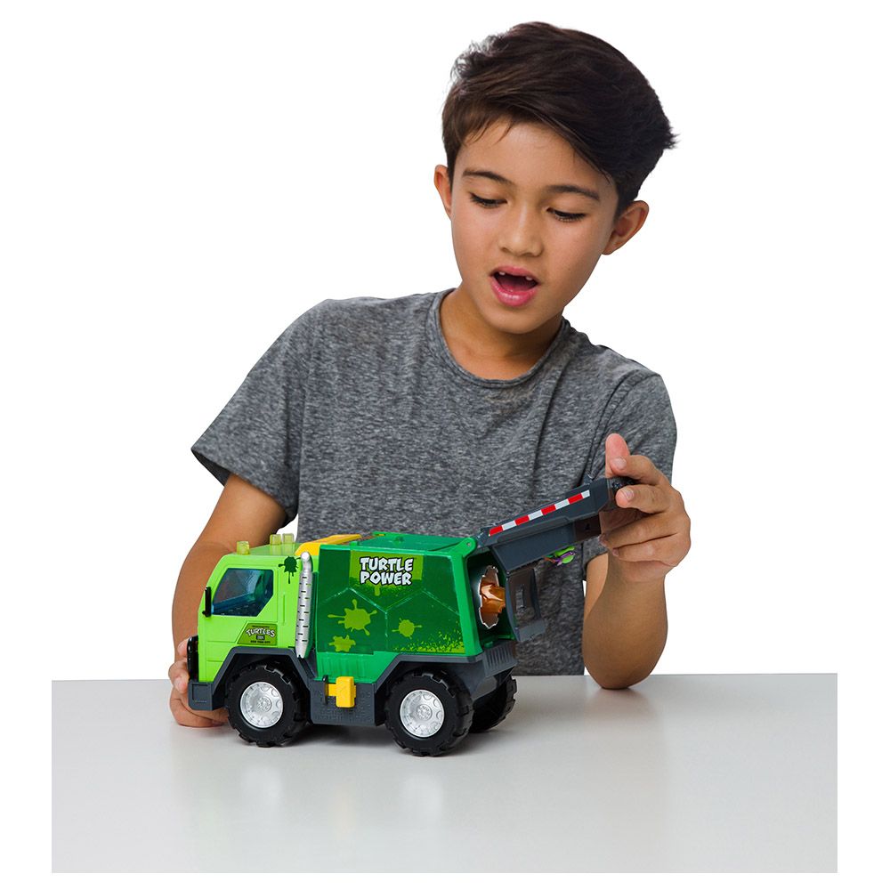 Nickelodeon - TMNT Battery Operated Thrash N Battle Garbage Truck