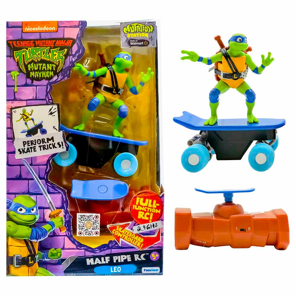 Nickelodeon - TMNT Movie Remote Control Half Pipe Vehicle Set - Style May Vary