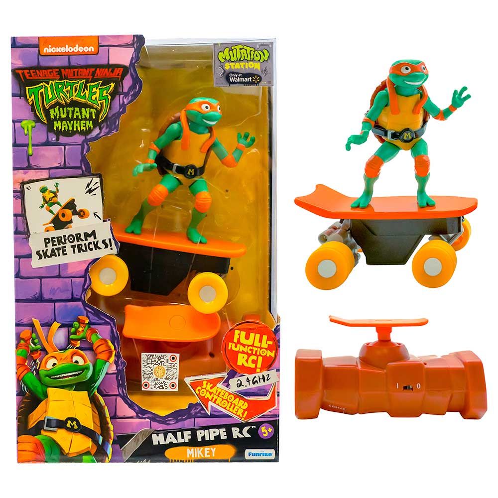 Nickelodeon - TMNT Movie Remote Control Half Pipe Vehicle Set - Style May Vary