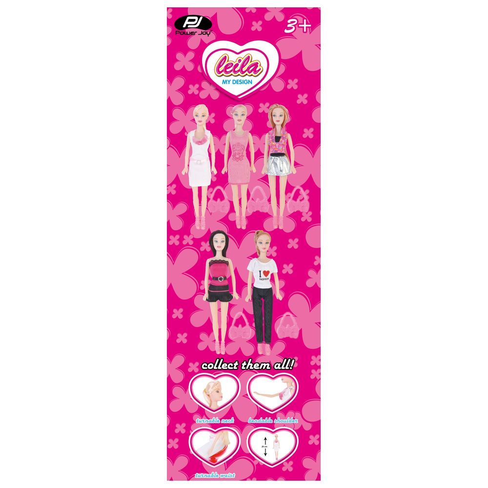 Power Joy - Leila My Design Doll 1pc - Assorted