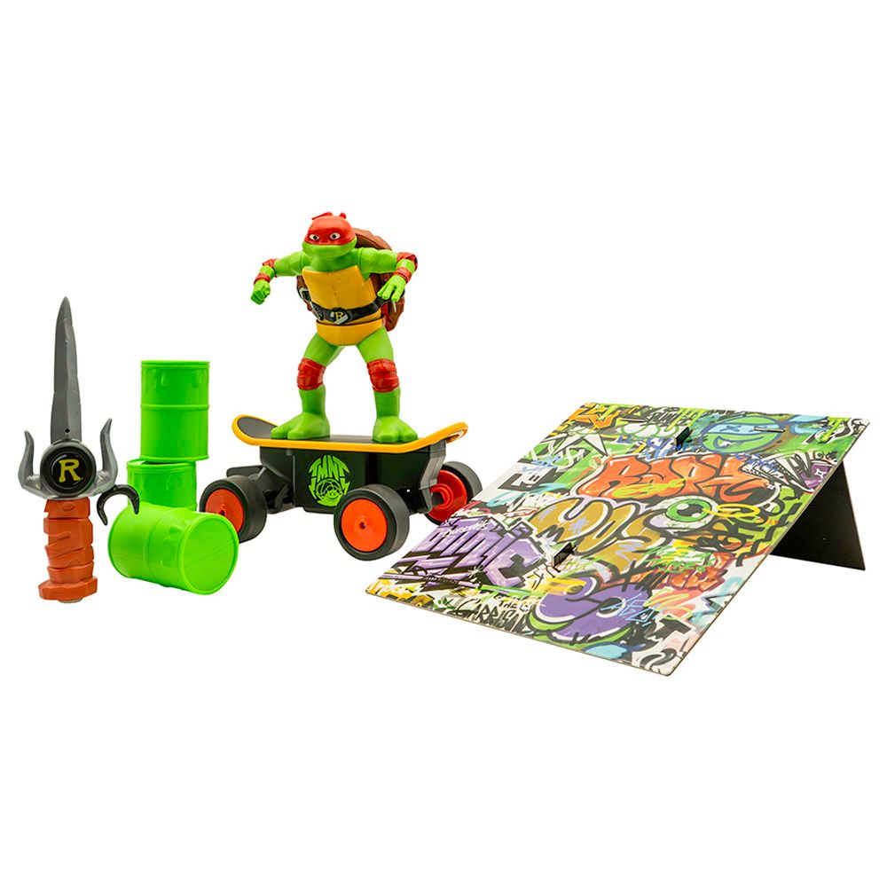 Nickelodeon - TMNT Movie Remote Control Cowabunga Skate Action Figure Set