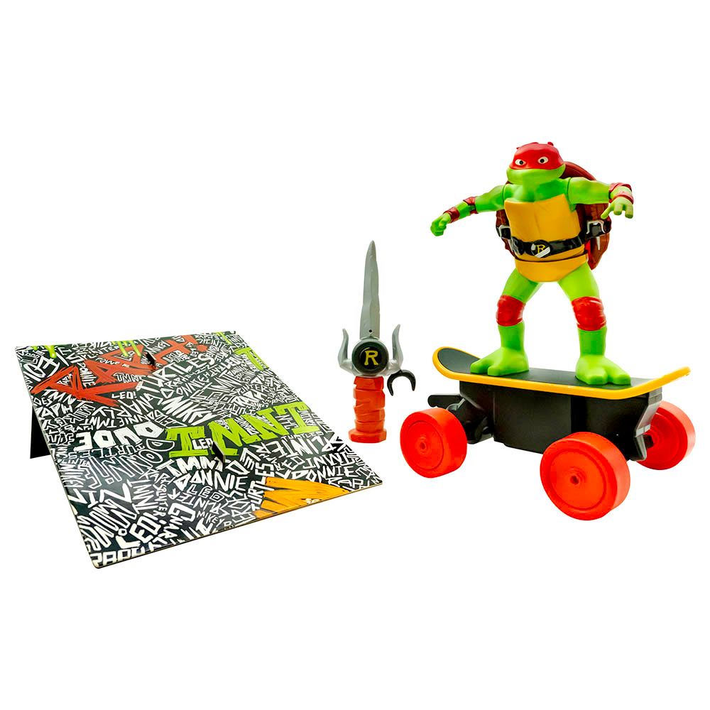 Nickelodeon - TMNT Movie Remote Control Cowabunga Skate Action Figure Set