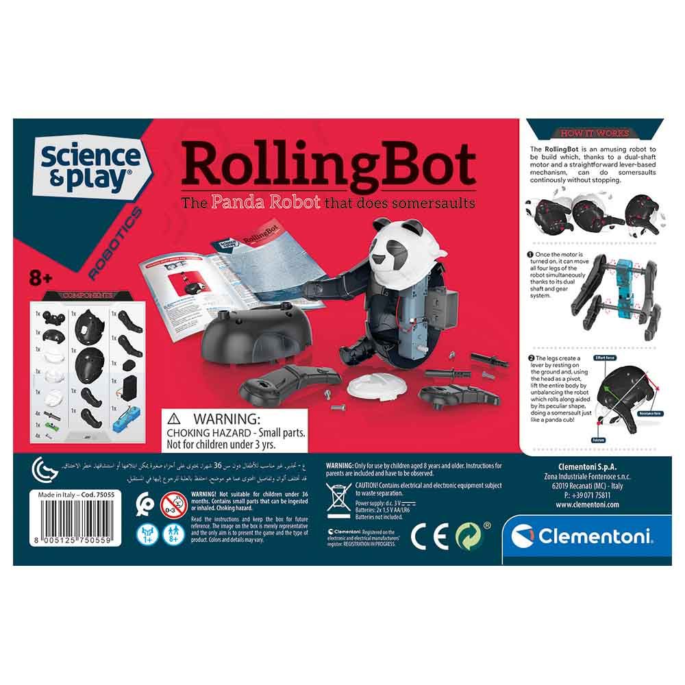 Clementoni - Battery Operated Rolling Robot