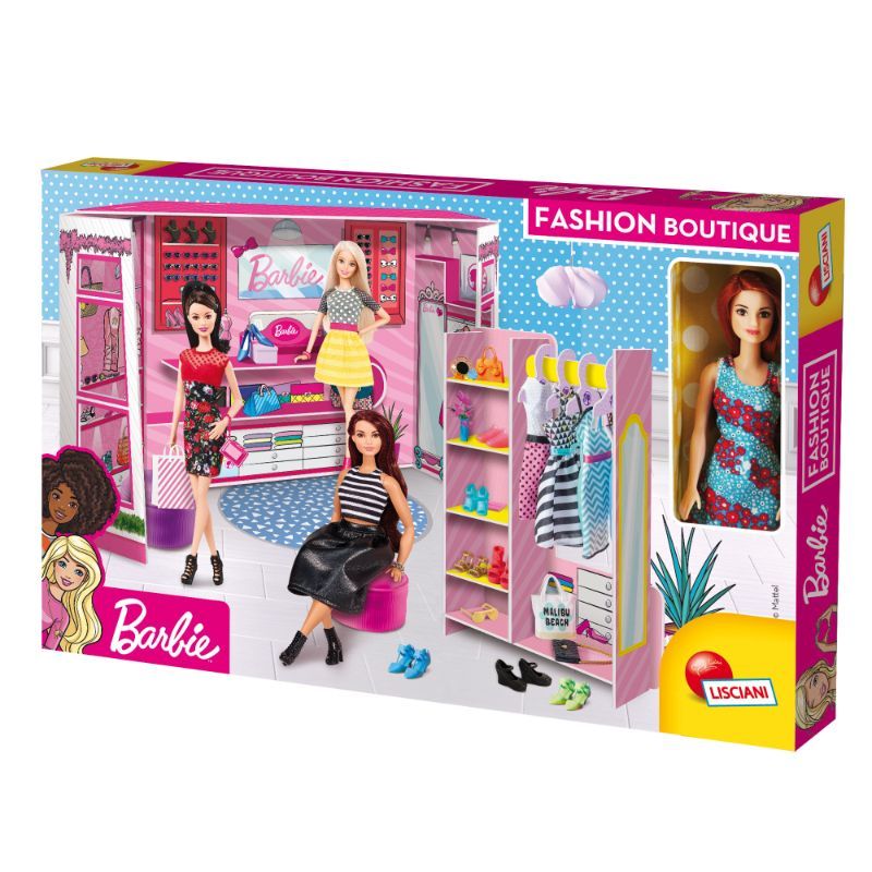 Lisciani - Barbie Fashion Boutique with Doll