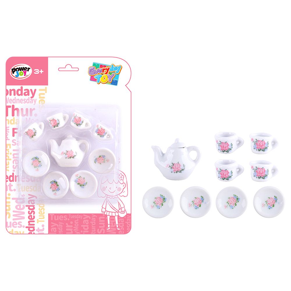 Power Joy - Everyday Toy Porcelain Tea Set 9pcs