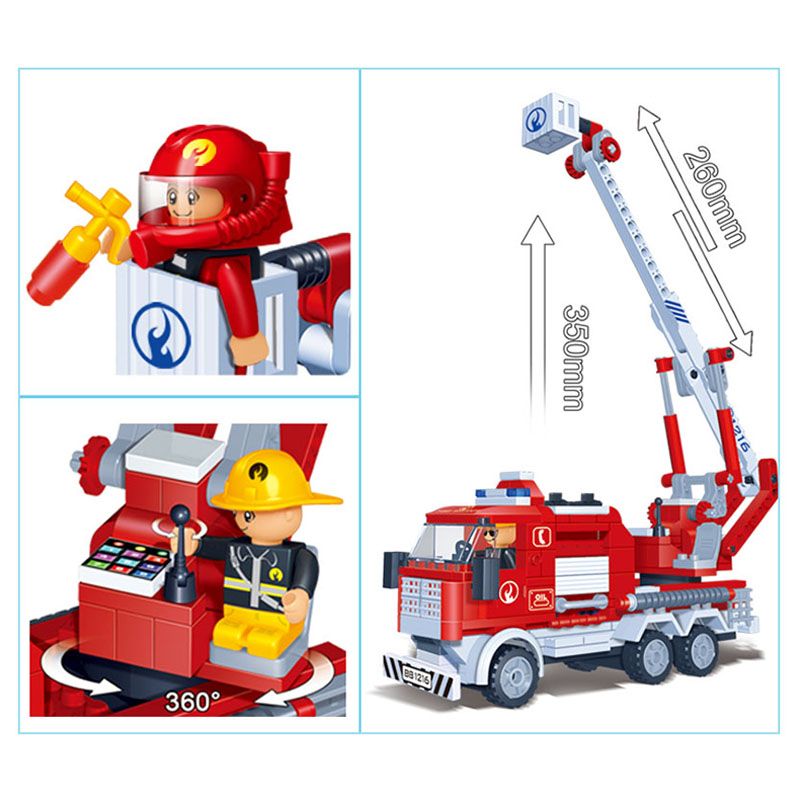 Banbao - Fire Truck Building Kit 290pcs