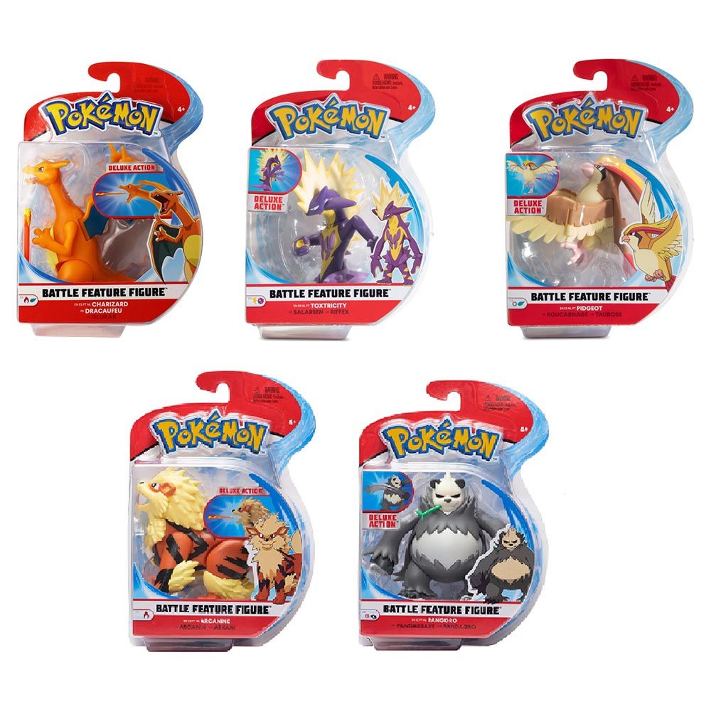 Pokemon - Battle Feature Figure - 4.5 Inch - Assorted 1pc