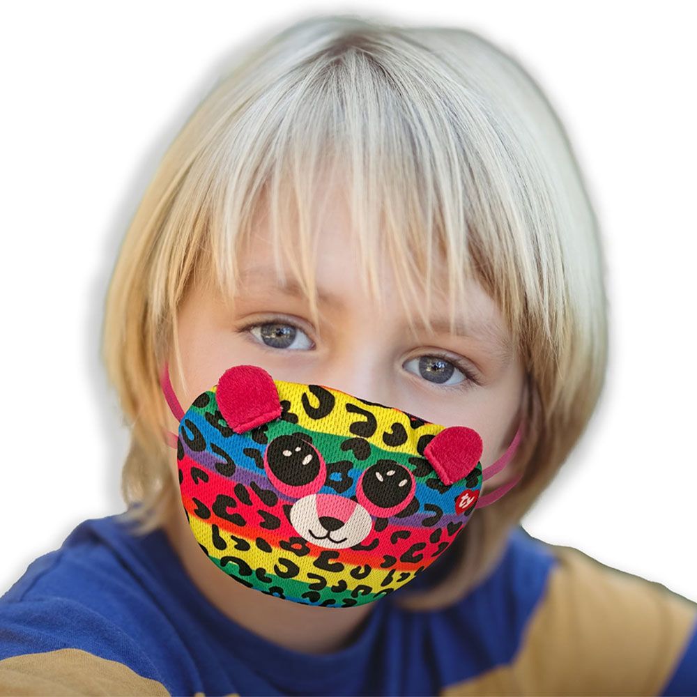 Ty - Beanie Boo Face Mask Leopard Dotty