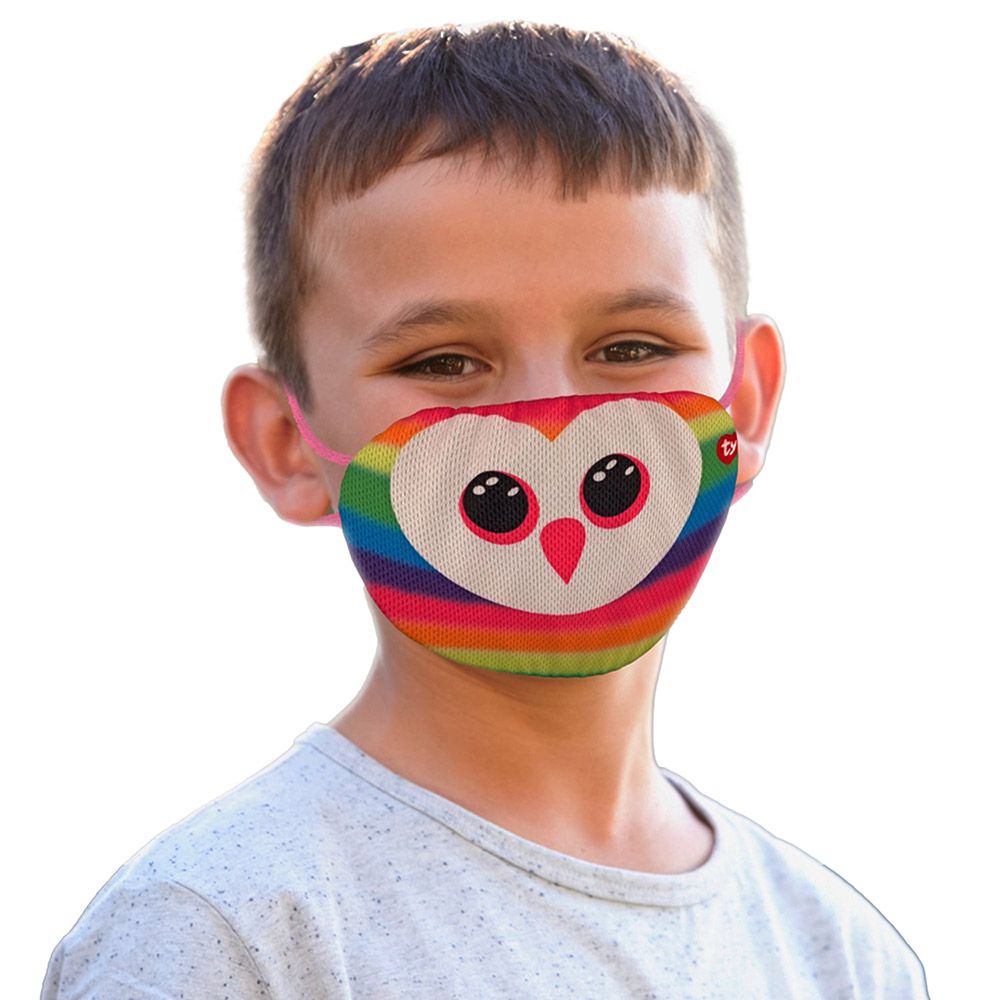 Ty - Beanie Boo Face Mask Owl Owen