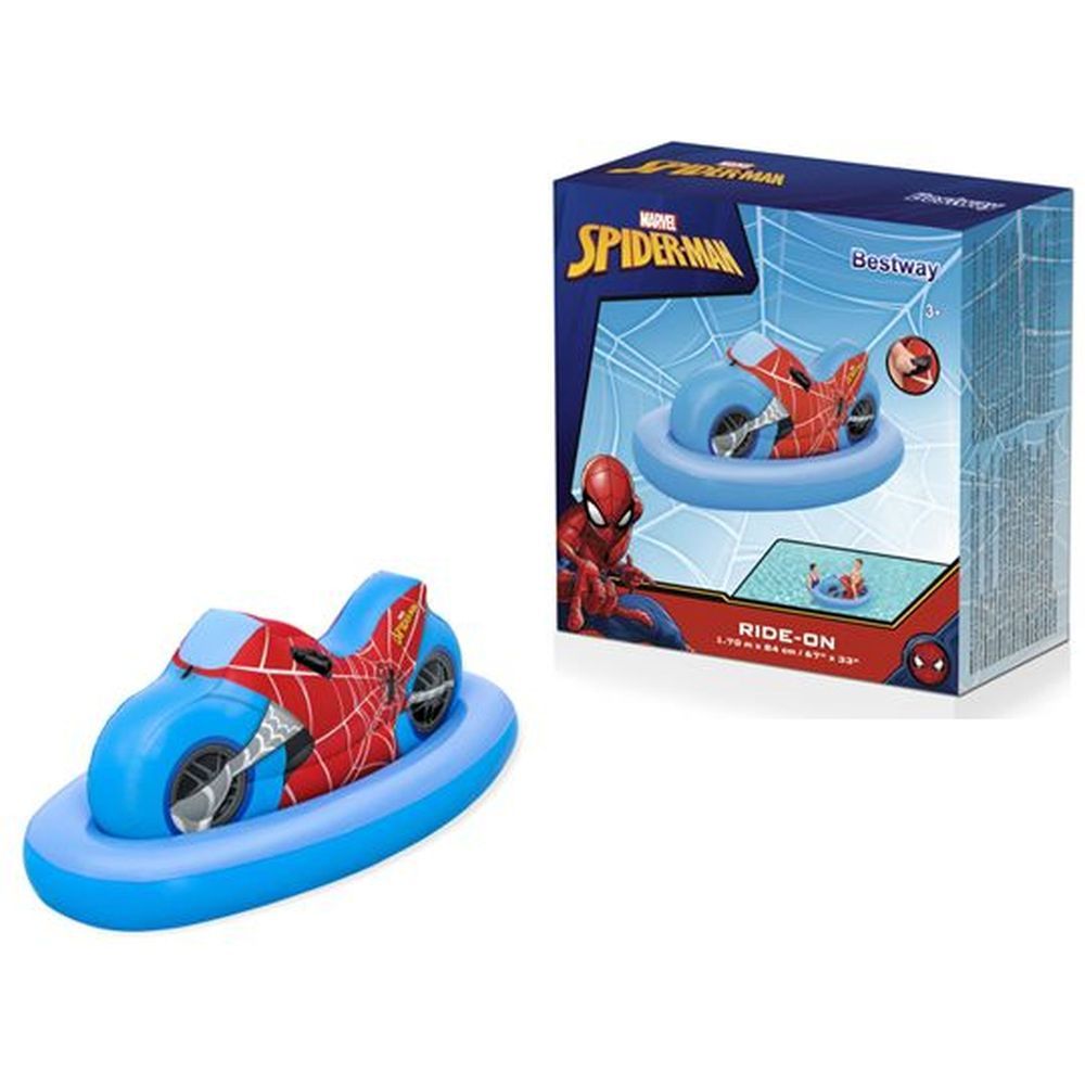 Bestway - Inflatable Pool Rider Spiderman 170x84cm