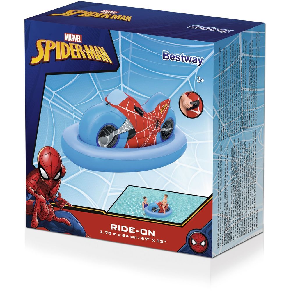 Bestway - Inflatable Pool Rider Spiderman 170x84cm