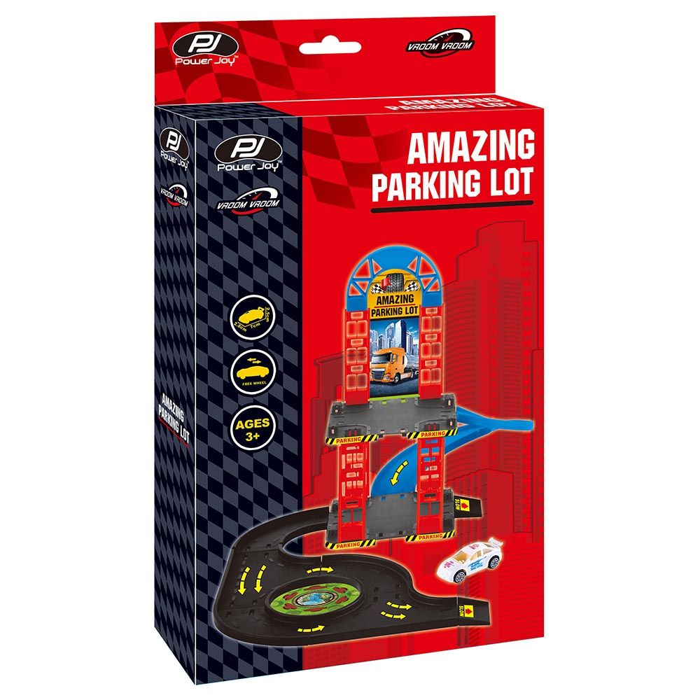 Power Joy - V.Vroom Amazing Parking Lot w/ Car Playset