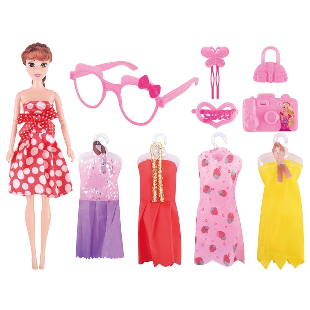 Power Joy - Leila Modern Girl Fashion Doll - Assorted 1 pc