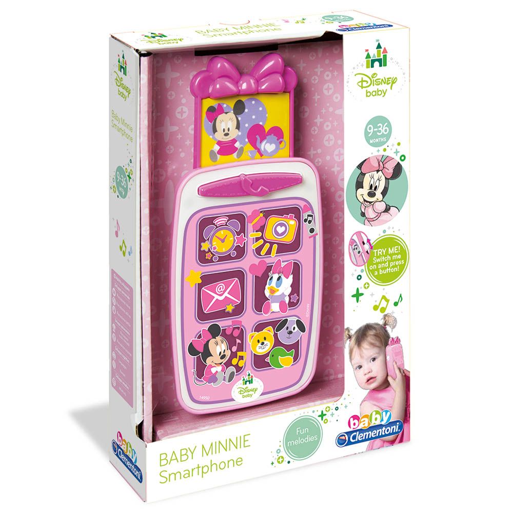 Clementoni - Disney Baby Minnie Smartphone - Pink