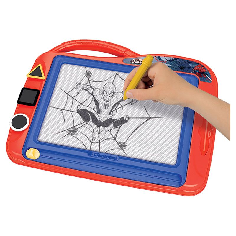 Clementoni - Magnetic Drawing Board - Spiderman