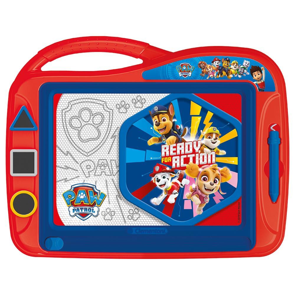 Clementoni - Magnetic Drawing Board - Paw Patrol