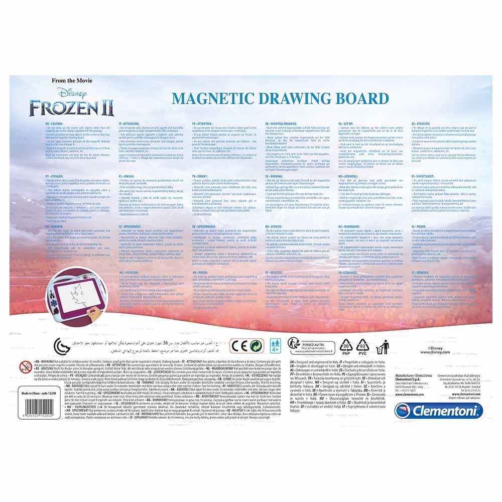 Clementoni - Magnetic Drawing Board Frozen 2  