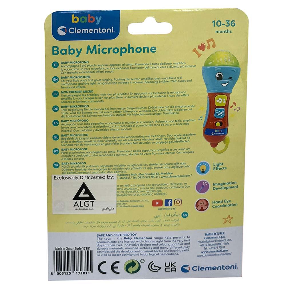 Clementoni - Baby Microphone