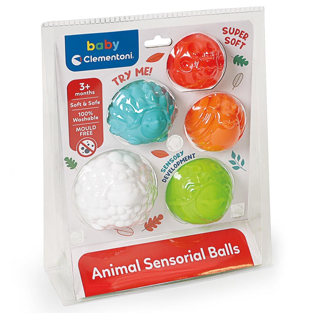 Clementoni - Baby Animal Sensory Balls