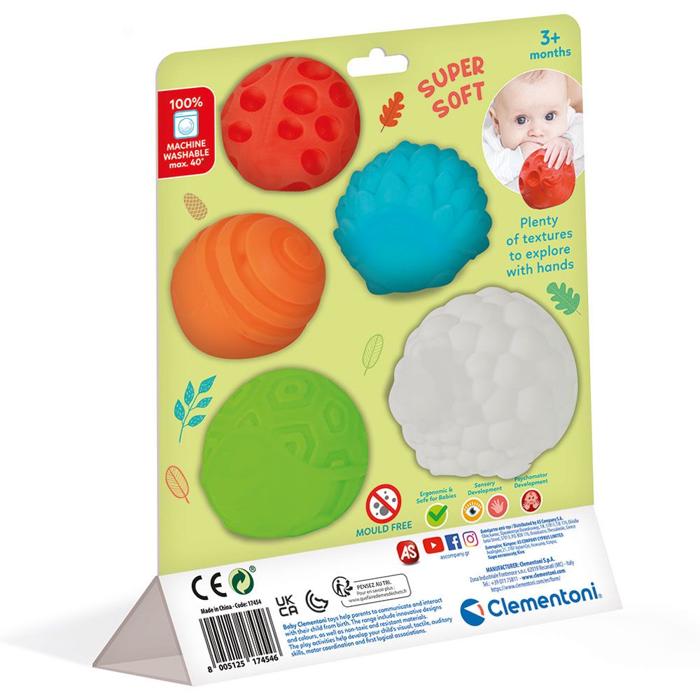 Clementoni - Baby Animal Sensory Balls