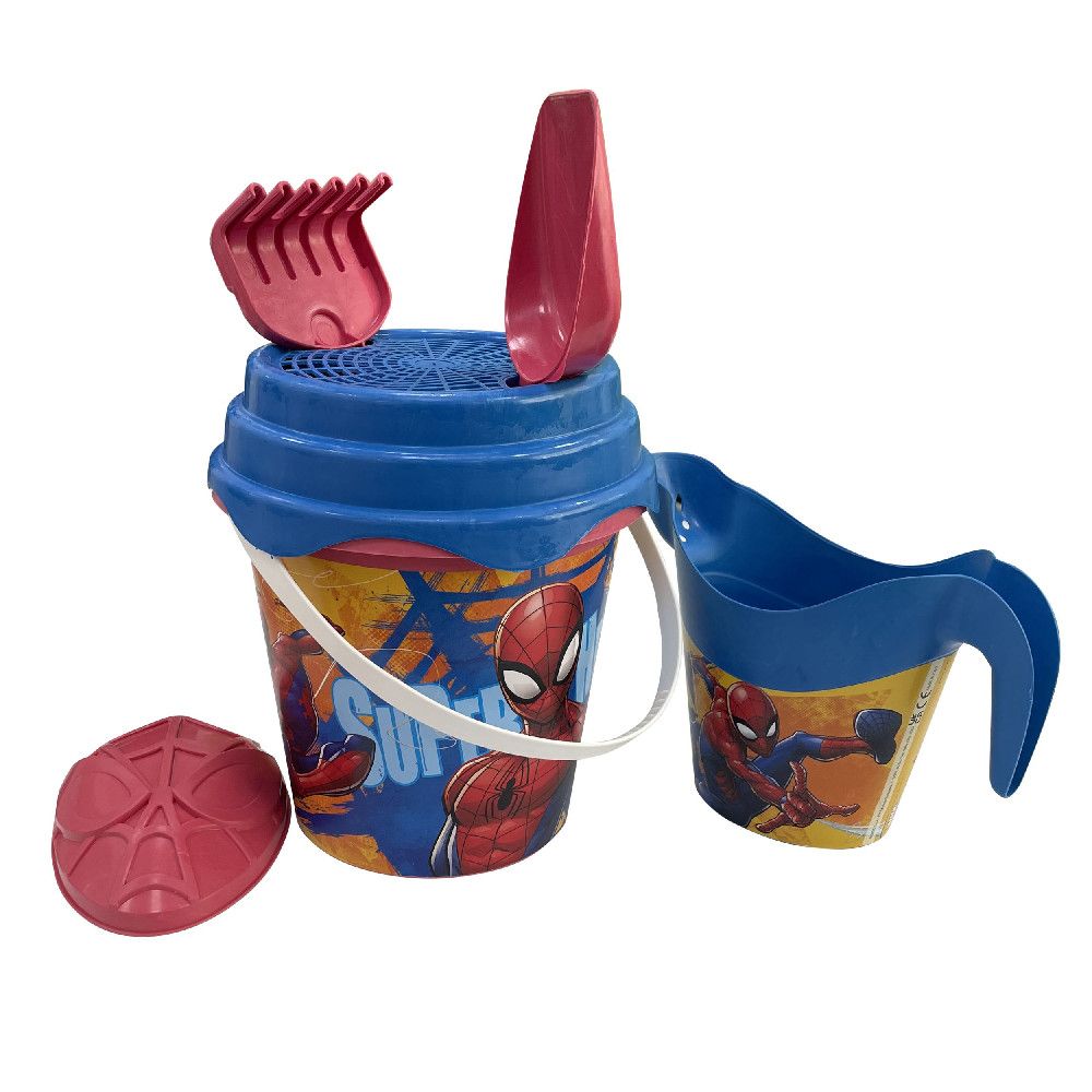 Mondo - Deluxe Bucket Set - Spiderman - 17cm