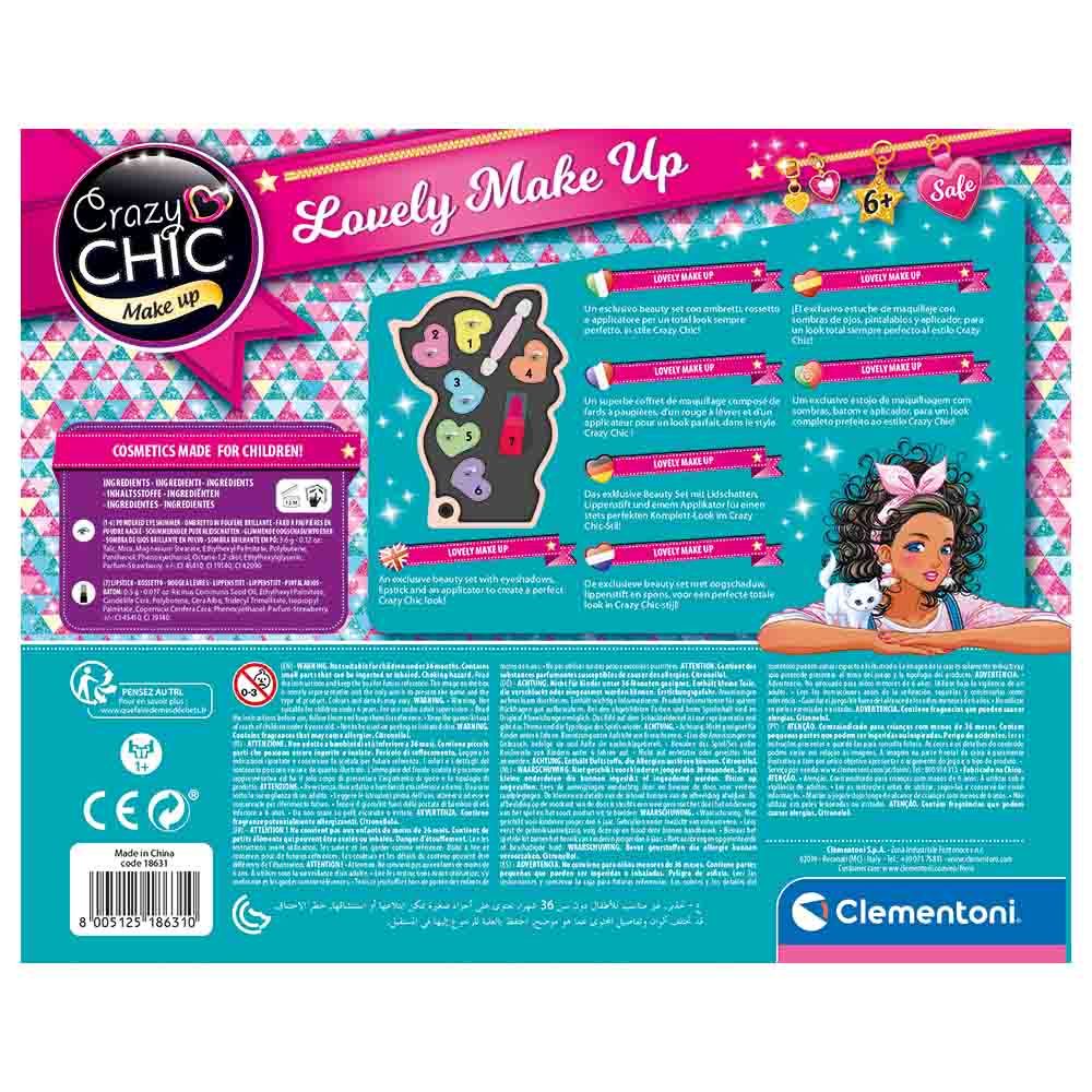 Clementoni - Crazy Chic Lovely Pet Fawn Makeup Palette