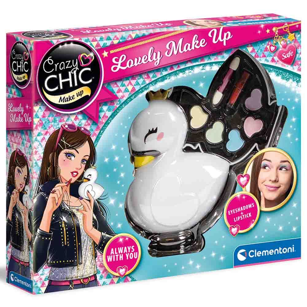 Clementoni - Crazy Chic Lovely Pet Swan Makeup Palette