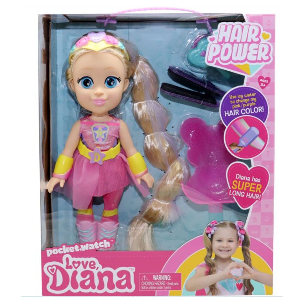 Love Diana - 13-inch Doll Hair Power