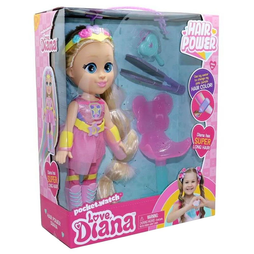 Love Diana - 13-inch Doll Hair Power