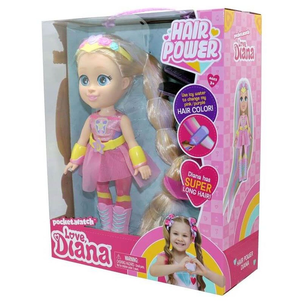 Love Diana - 13-inch Doll Hair Power